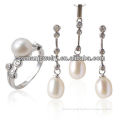 925 silver the latest pearl set
